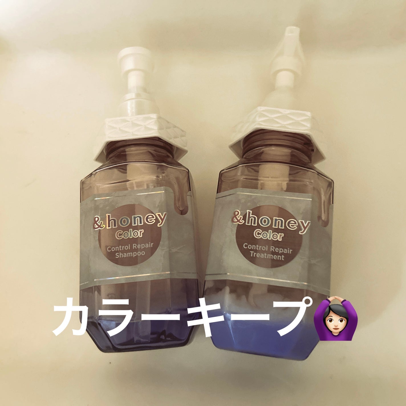 アンドハニー カラー コントロールリペア シャンプー1.0 / ヘアトリートメント2.0/&honey/市販シャンプーを使ったクチコミ(1枚目)