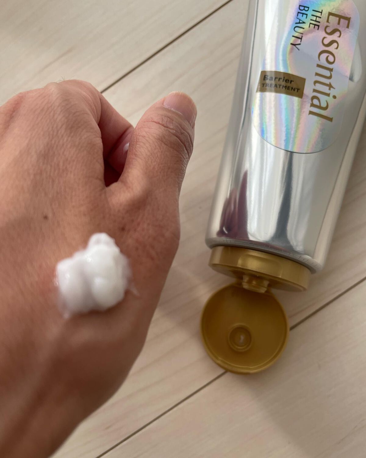 髪のキメ美容バリアトリートメント/エッセンシャル/洗い流すヘアトリートメントを使ったクチコミ（3枚目）