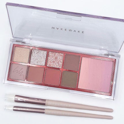 ミックスブラーリングアイパレット/wakemake/マルチパレットを使ったクチコミ(3枚目)