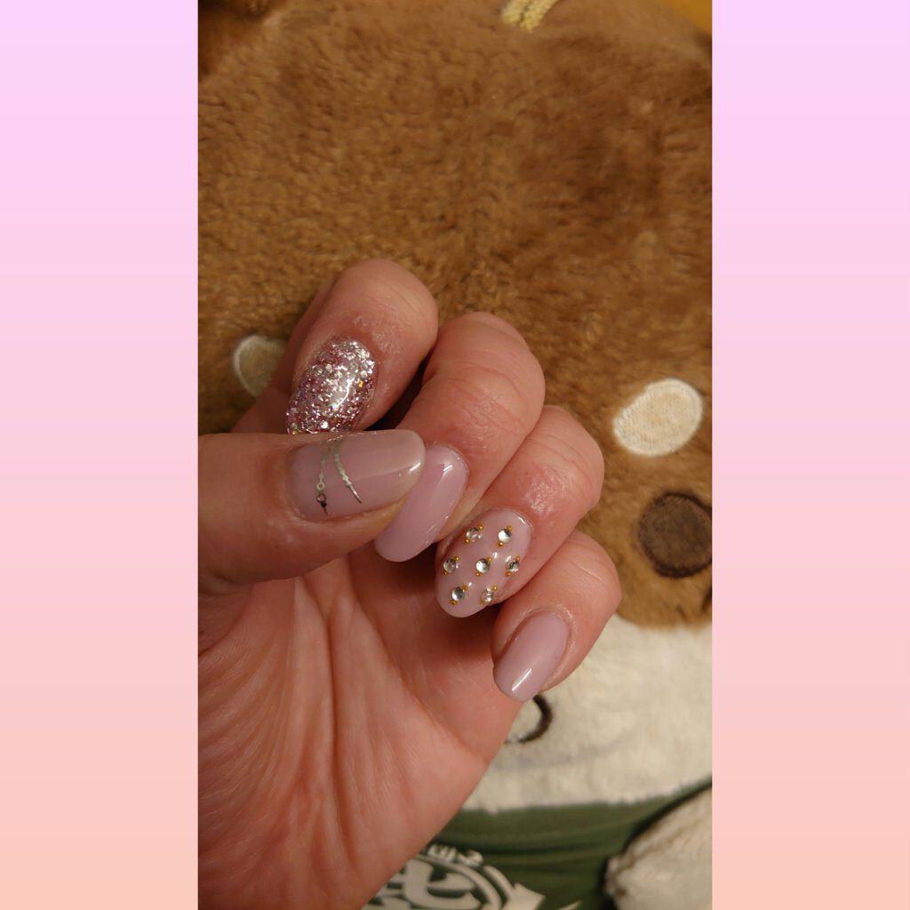 ジェルネイル（ライト対応）/セリア/ジェルネイルを使ったクチコミ（1枚目）