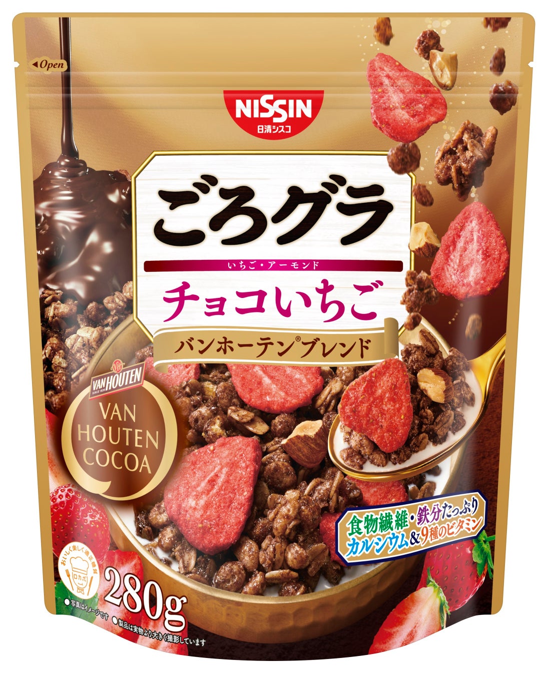チョコいちご バンホーテン®ブレンド 280g