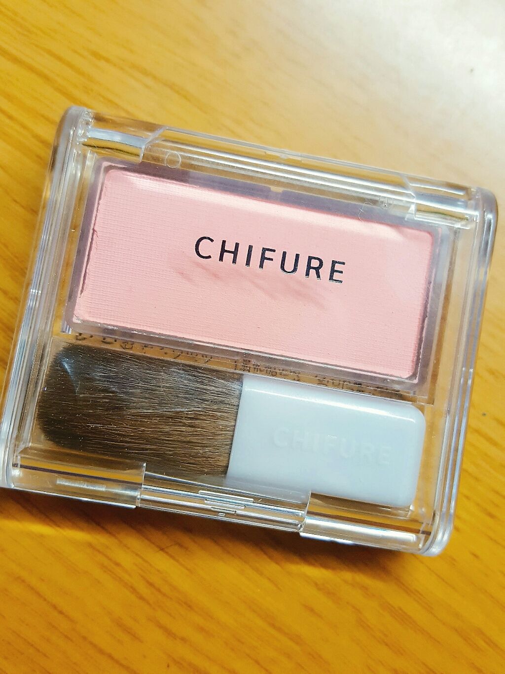 チーク カラー(ブラシ付)/ちふれ/パウダーチークを使ったクチコミ(1枚目)