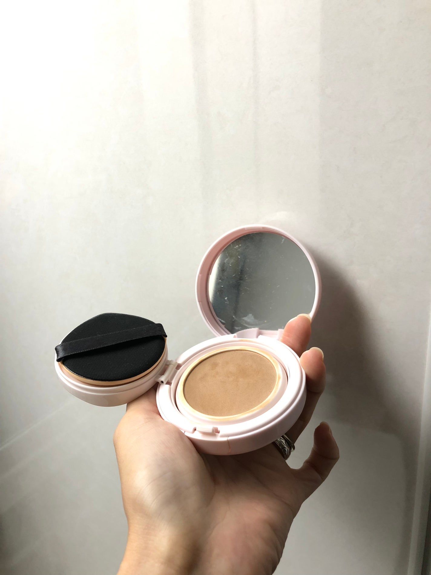 アクアリー スキンウェア カバー/ESPRIQUE/クッションファンデーションを使ったクチコミ(3枚目)