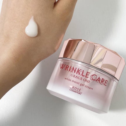 リンクルケア ホワイト モイストジェルクリーム/グレイスワン/オールインワン化粧品を使ったクチコミ(3枚目)