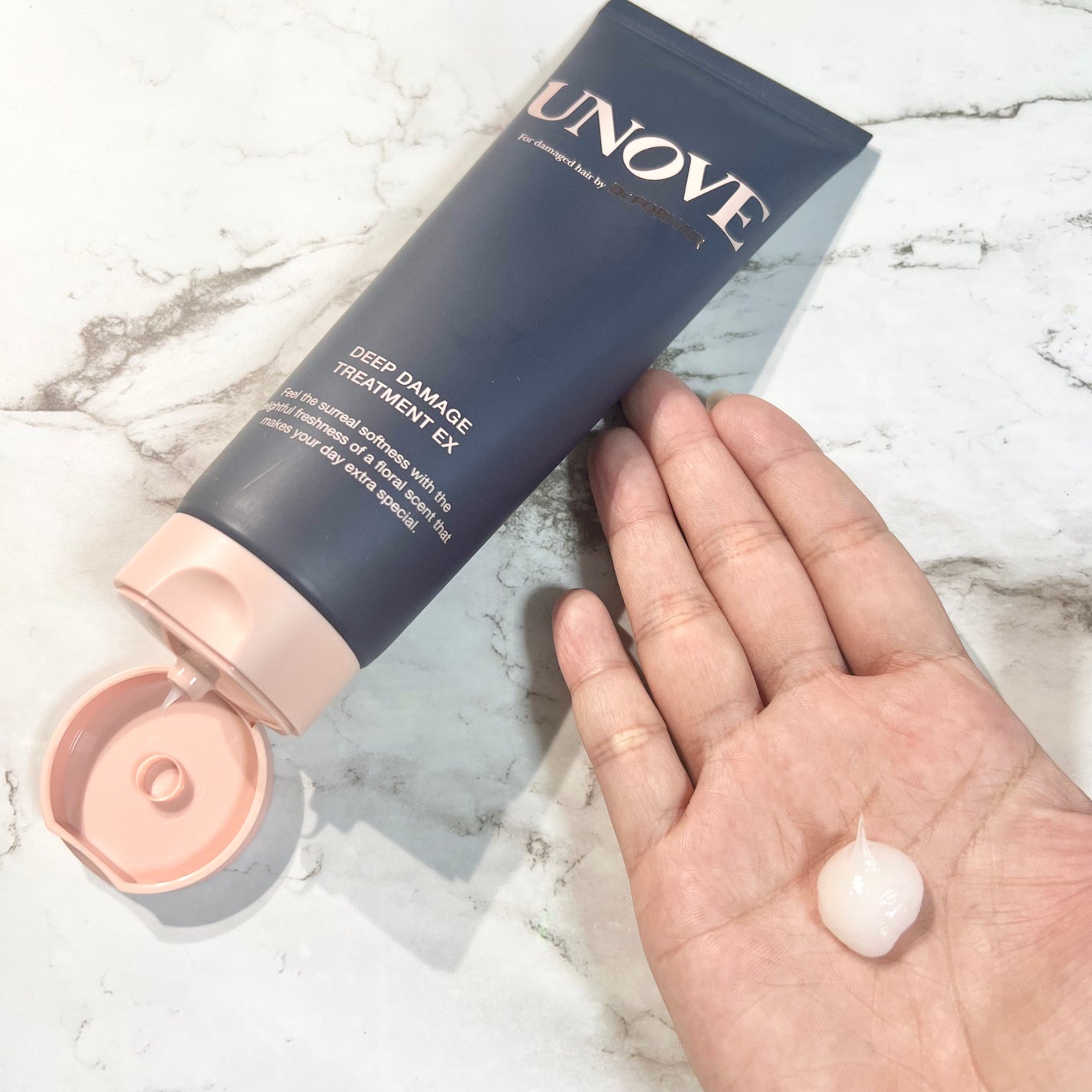 ディープダメージトリートメントEX/UNOVE/洗い流すヘアトリートメントを使ったクチコミ(2枚目)