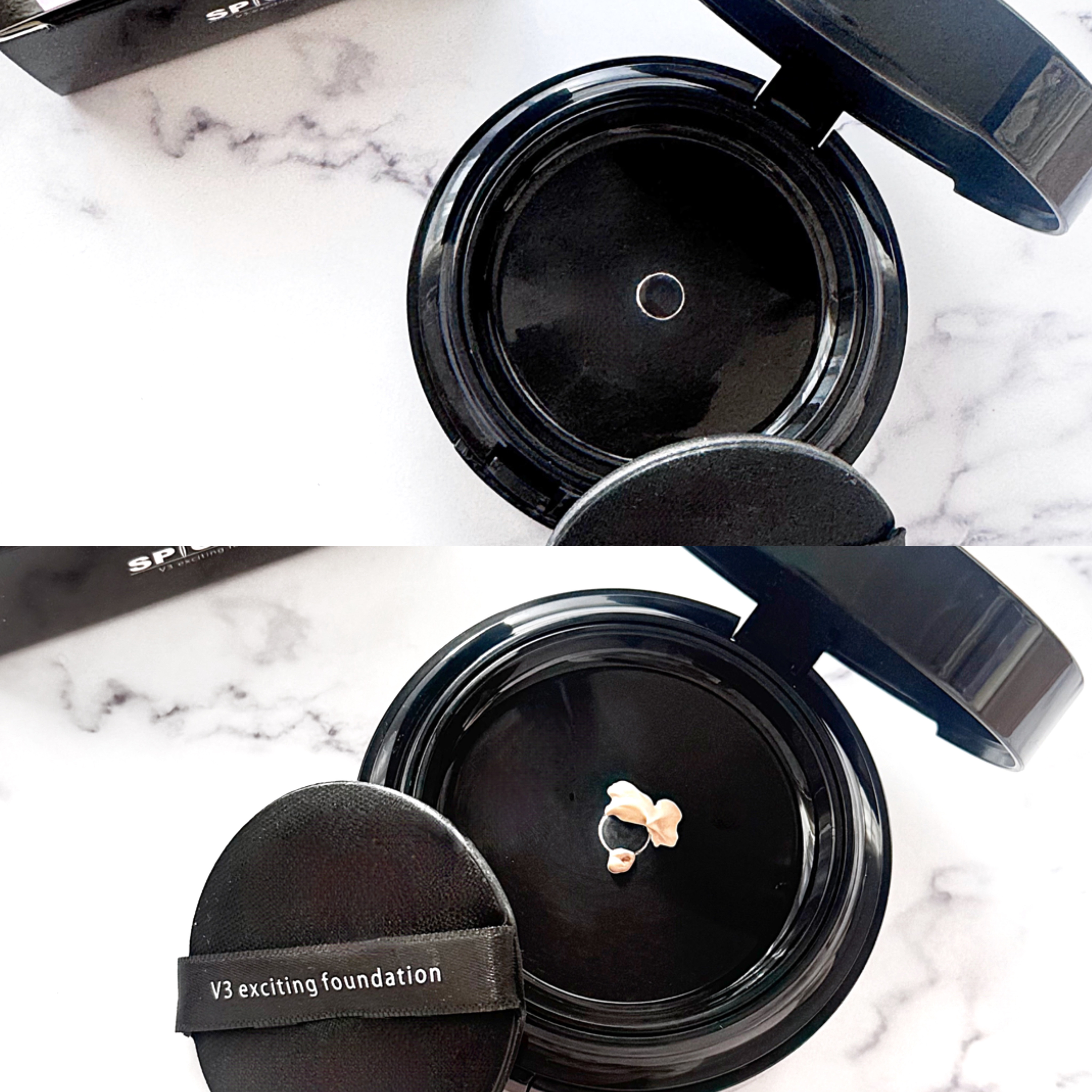 V3 エキサイティングファンデーション/SPICARE/クッションファンデーションを使ったクチコミ（2枚目）