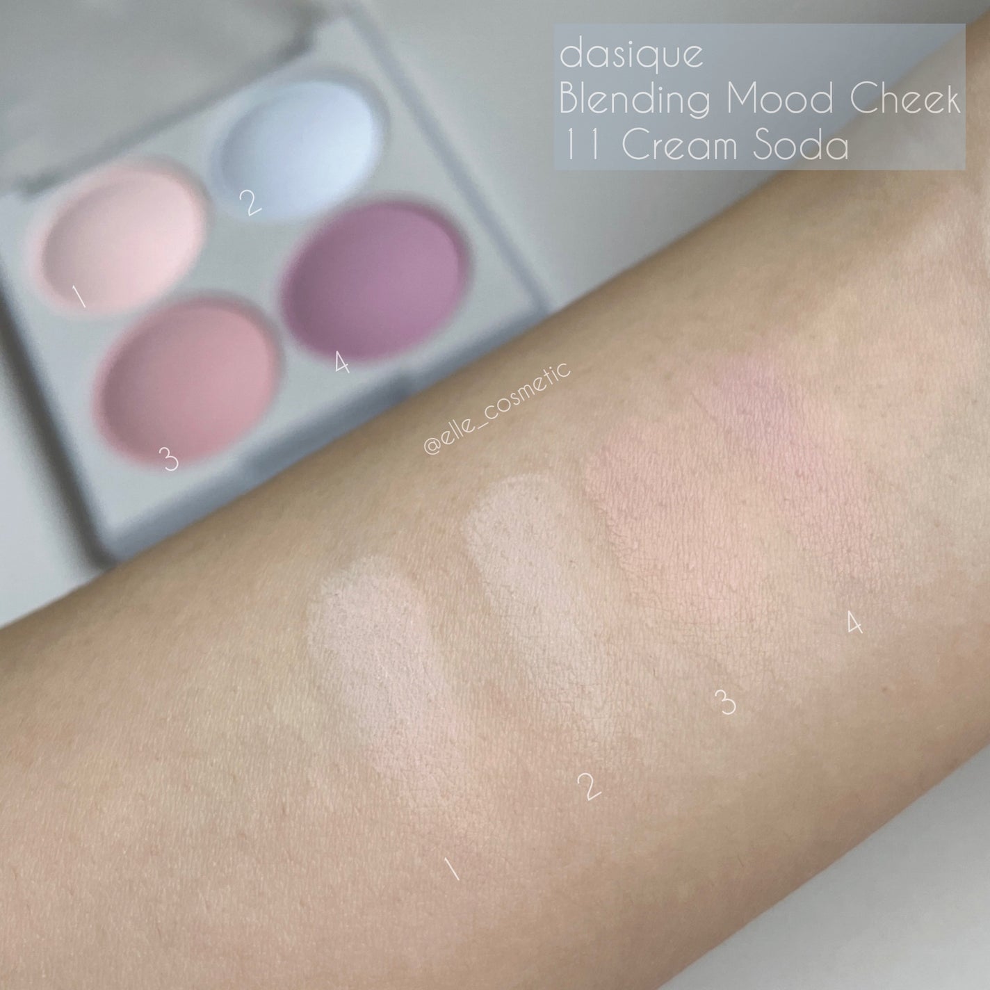 ブレンディングムードチーク/dasique/パウダーチークを使ったクチコミ(3枚目)