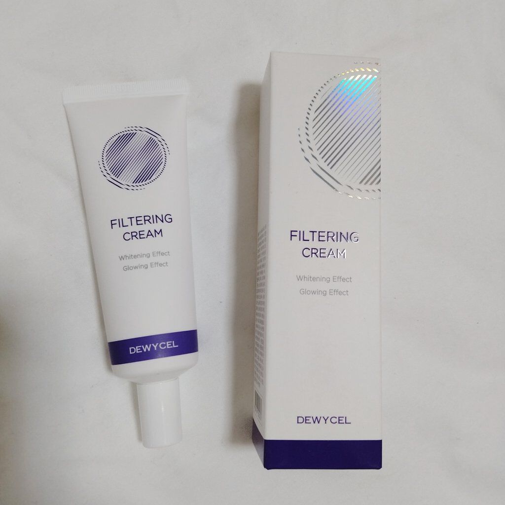 フィルタリングクリーム/DEWYCEL/日焼け止めクリームを使ったクチコミ（1枚目）
