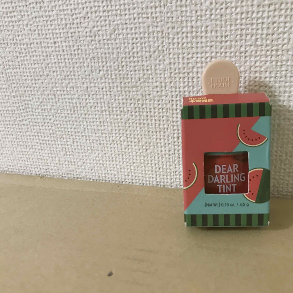 ディアダーリン ウォータージェルティント (アイスティント)/ETUDE/口紅を使ったクチコミ(1枚目)