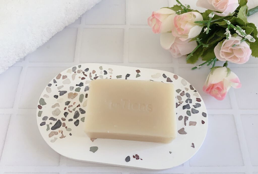 手作り洗顔石鹸 アンティアン クイーン オブ ソープ 「ラベンダーハニー」/アンティアン/洗顔石鹸を使ったクチコミ（3枚目）