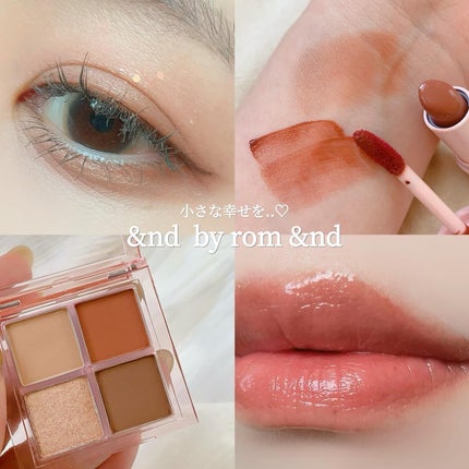 アンドバイロムアンド グラッシーボムティント/&nd by rom&nd/リップティントを使ったクチコミ(1枚目)
