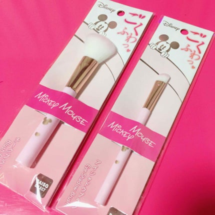 ごくふわっ ミッキーブラシ/DAISO/メイクブラシを使ったクチコミ(1枚目)