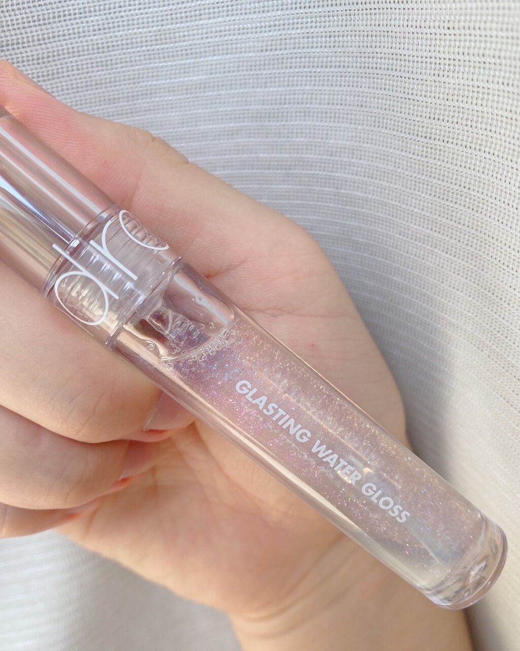 グラスティングウォーターグロス/rom&nd/リップグロスを使ったクチコミ(5枚目)