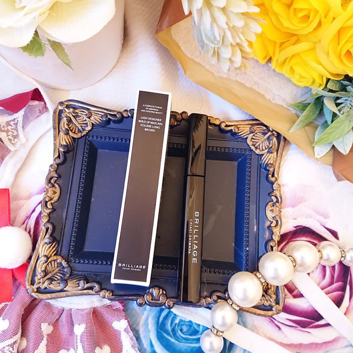 ラッシュデザイナー・ビルドアップマスカラ ボリュームロング ブラウン/ブリリアージュ/マスカラを使ったクチコミ（1枚目）