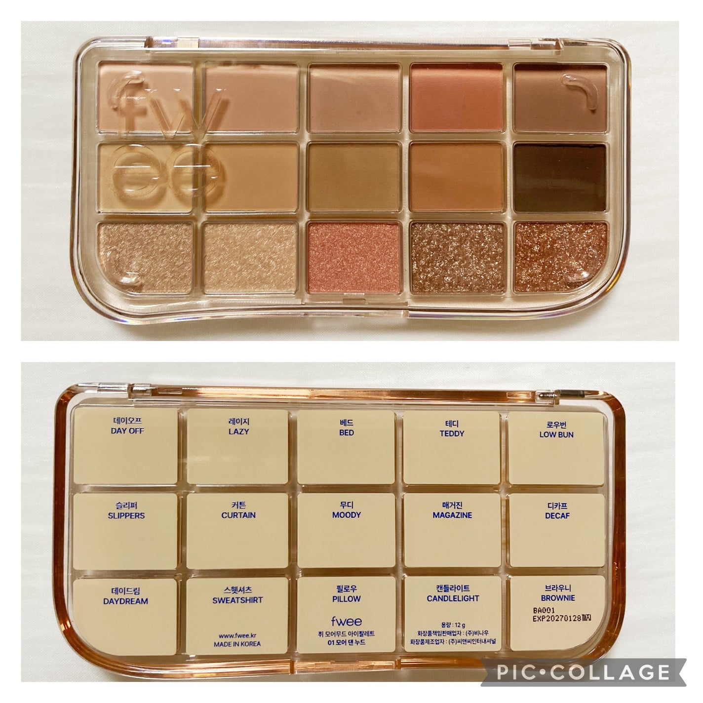 フィー モアムードアイパレット/fwee/アイシャドウパレットを使ったクチコミ(3枚目)