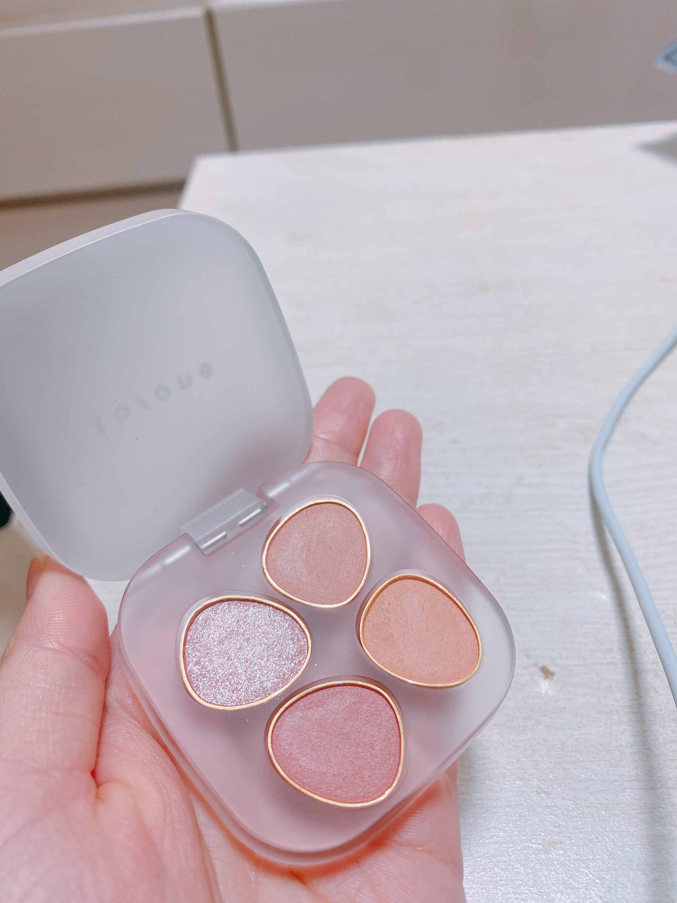 ドラマティックアイカラー (パウダー)/(クリーム)/マキアージュ/アイシャドウパレットを使ったクチコミ（1枚目）