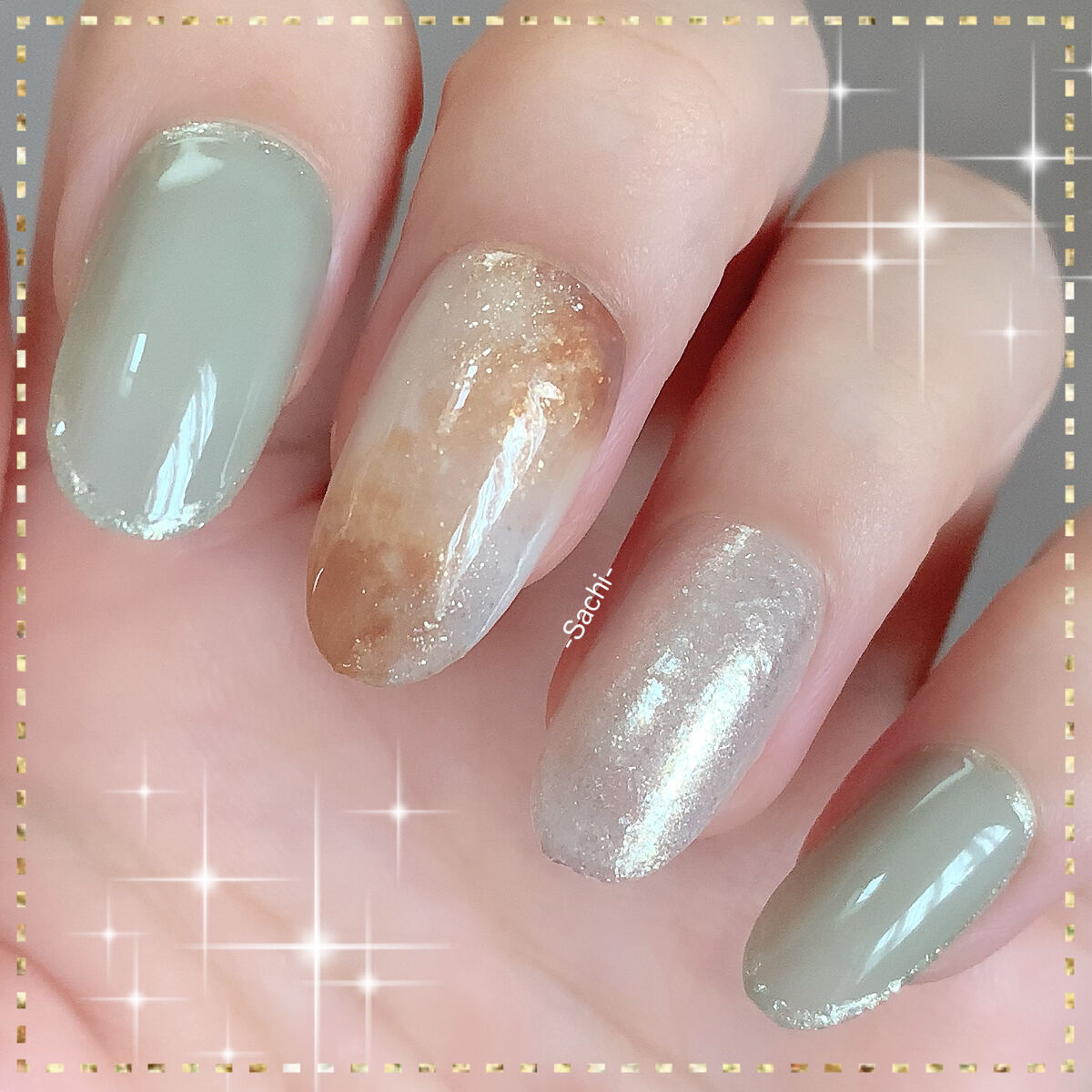 ムードペブルネイル/rom&nd/マニキュアを使ったクチコミ（3枚目）