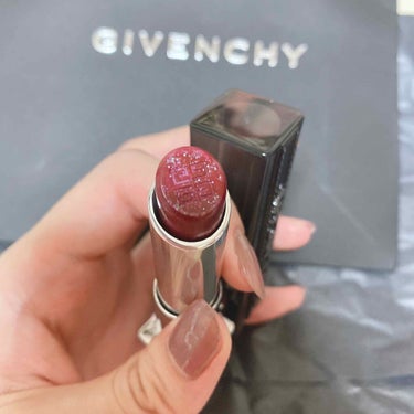 ランテルディ・リップスティック No.22 ガーネット・マーブル(限定)/GIVENCHY/口紅を使ったクチコミ（2枚目）