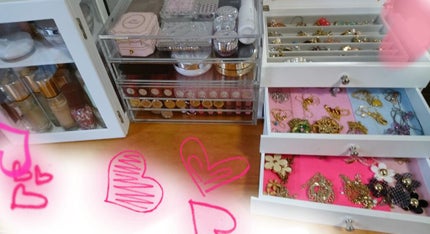 重なるアクリルケース2段引出・大/無印良品/その他化粧小物を使ったクチコミ(1枚目)