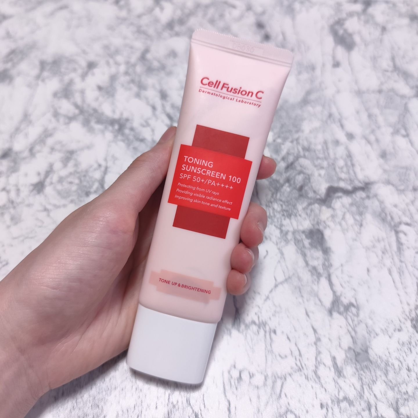 トーニングサンスクリーン100/Cell Fusion C(セルフュージョンシー)/日焼け止めクリームを使ったクチコミ（1枚目）