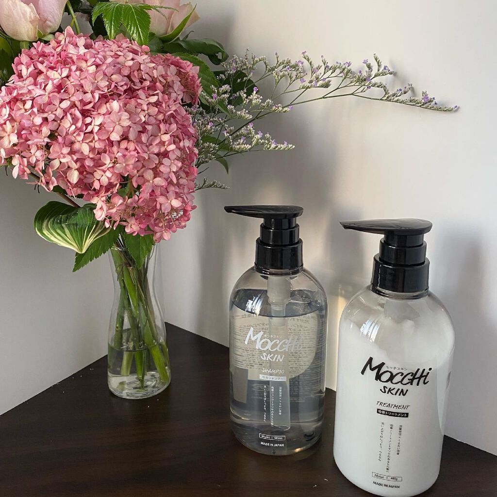 吸着シャンプーM(モイスト) & 吸着トリートメントM(モイスト)/MoccHi SKIN/市販シャンプーを使ったクチコミ(2枚目)