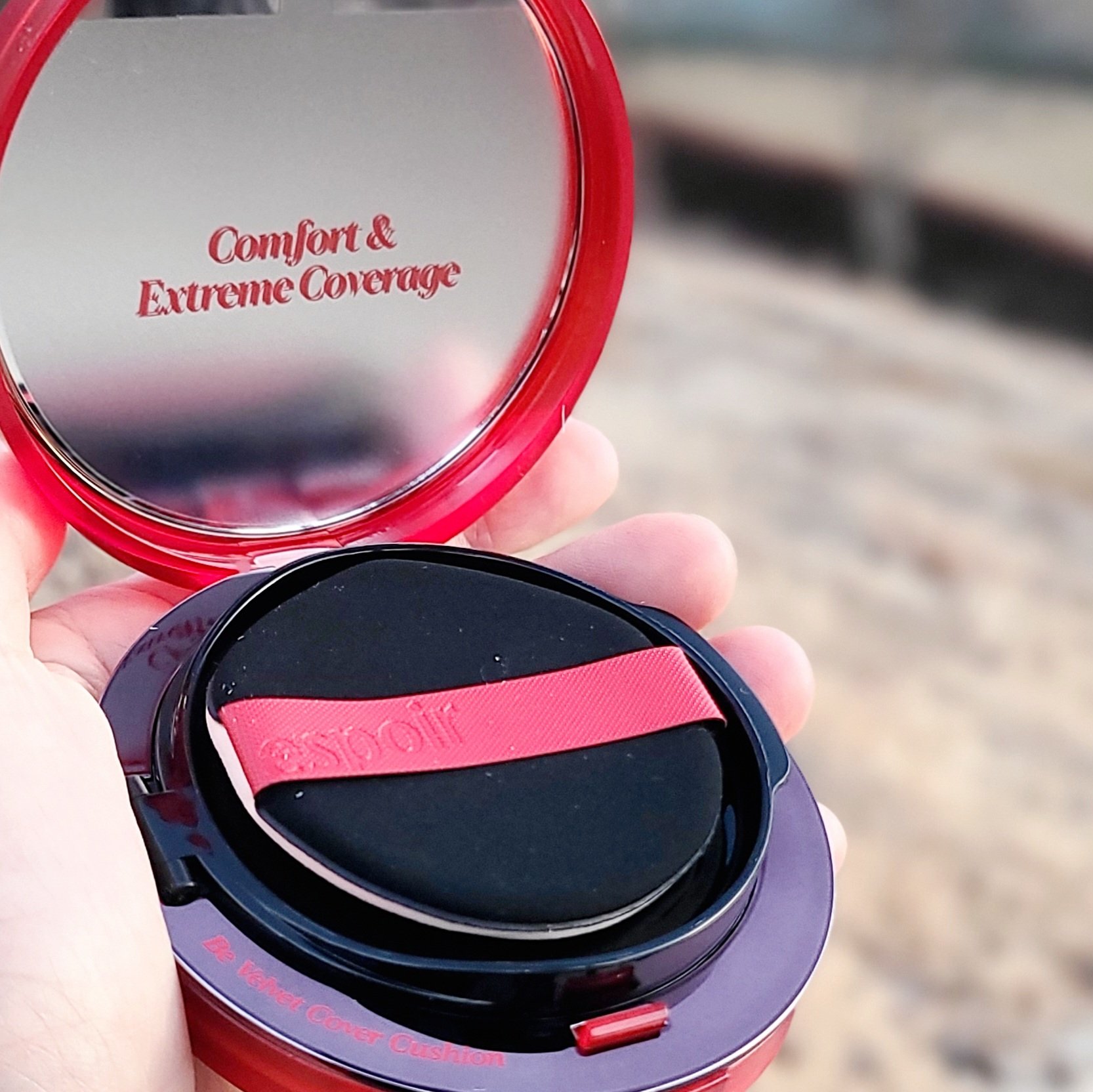 ビーベルベットカバークッション/espoir/クッションファンデーションを使ったクチコミ（2枚目）