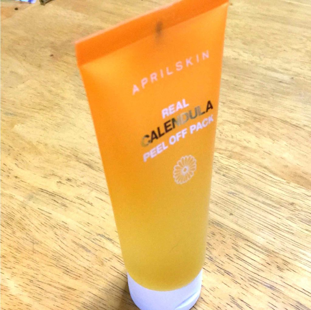 リアルカレンデュラピールオフパック/APRILSKIN/ピーリングを使ったクチコミ（1枚目）