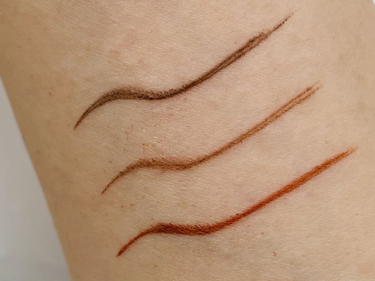 イージーeyeライナー 02 純粋ブラウン/b idol/ジェルアイライナーを使ったクチコミ（3枚目）