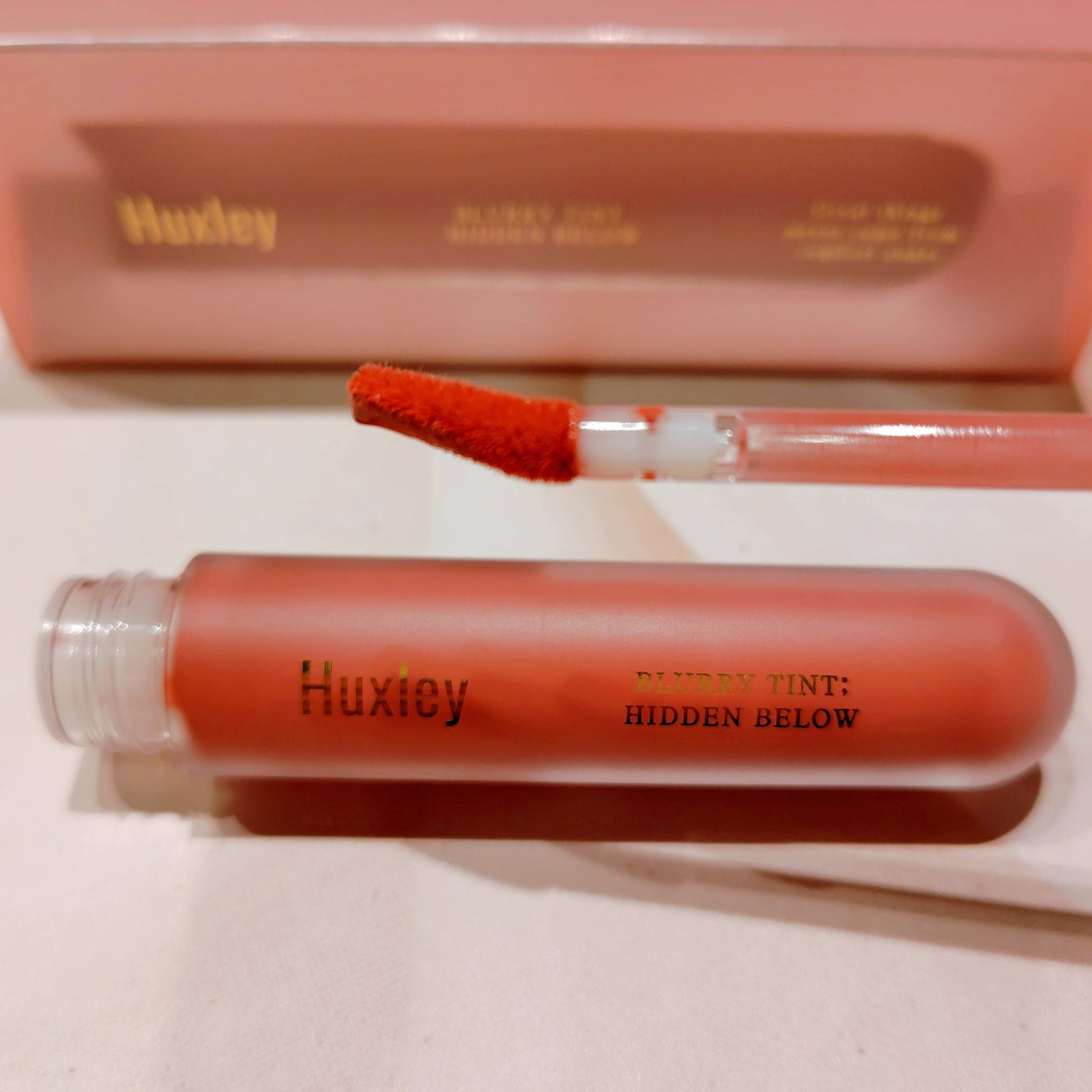 ブラーリーティント ヒドゥンビロウ/Huxley/リップティントを使ったクチコミ(2枚目)