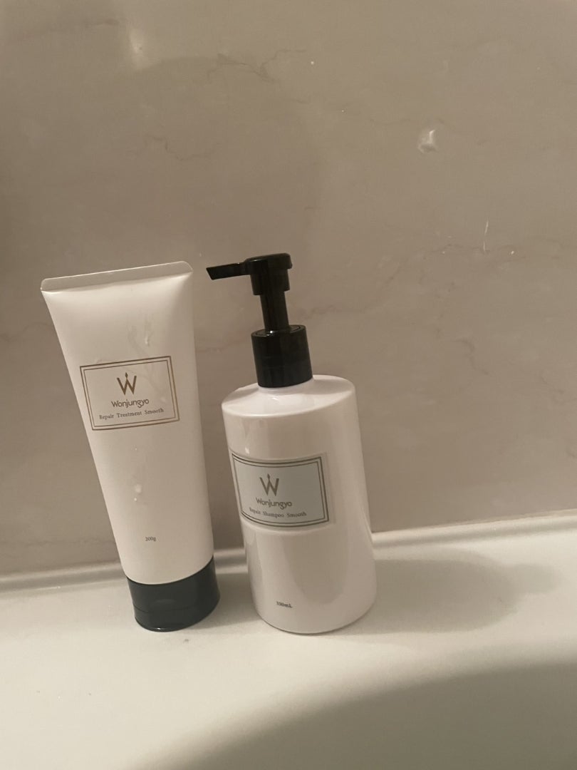 ウォンジョンヨ リペアシャンプー スムース/リペアトリートメント スムース/Wonjungyo/市販シャンプーを使ったクチコミ(1枚目)
