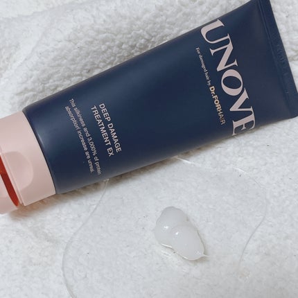 ディープダメージトリートメントEX/UNOVE/洗い流すヘアトリートメントを使ったクチコミ(2枚目)