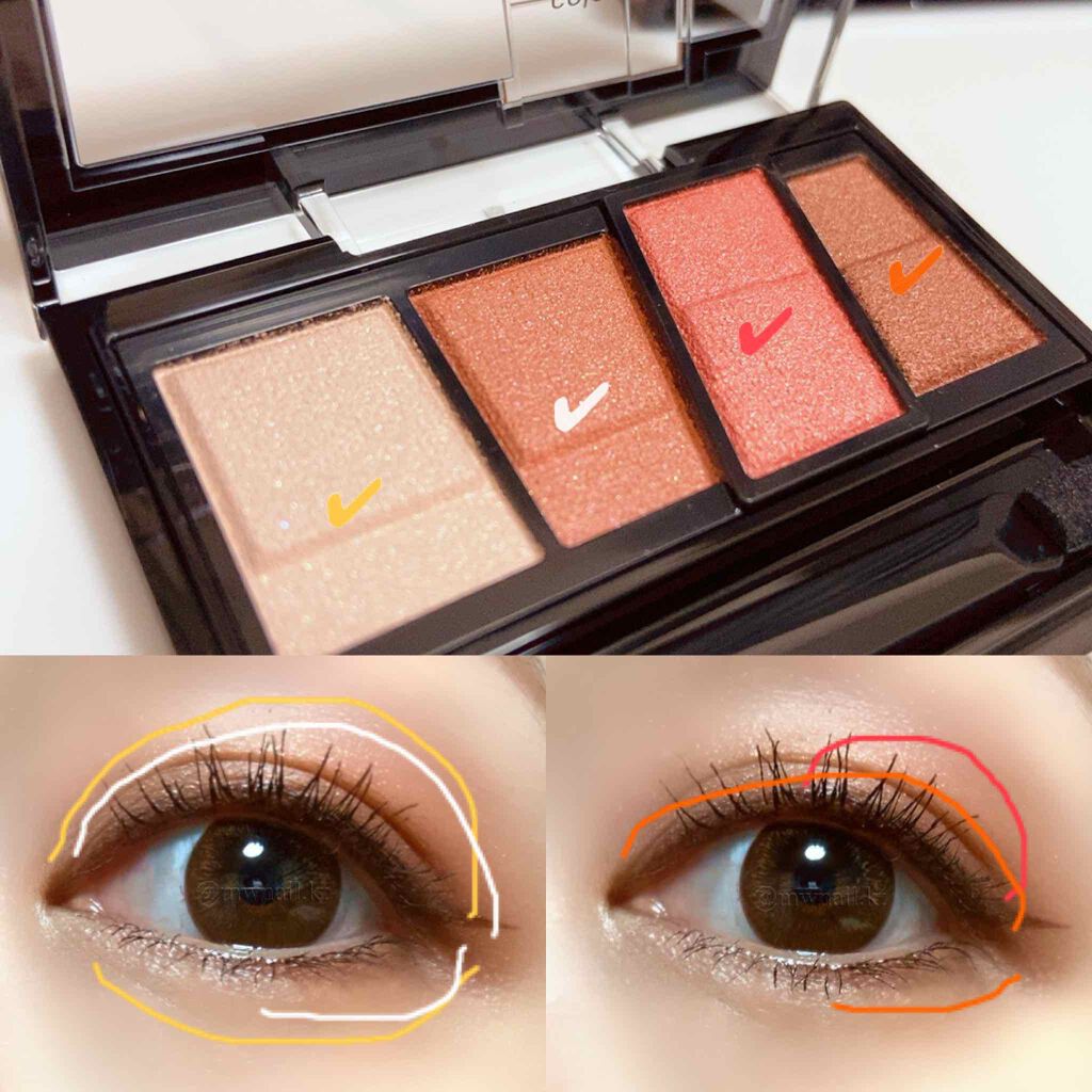 デザイニングブラウンアイズ/KATE/アイシャドウパレットを使ったクチコミ（2枚目）