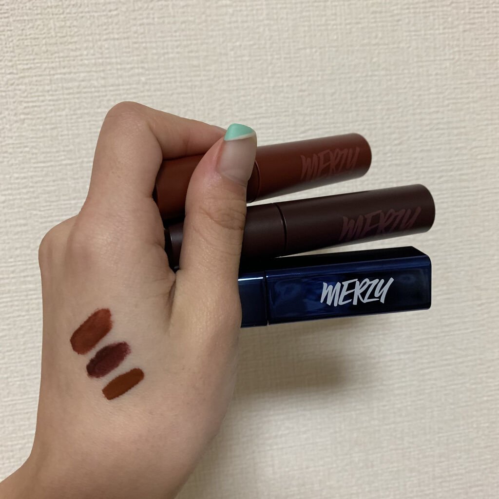 ザ ファースト  ベルベット ティント シーズン３/MERZY/リップティントを使ったクチコミ（2枚目）