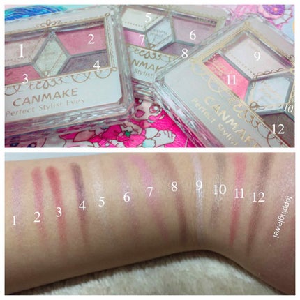 【旧品】パーフェクトスタイリストアイズ/キャンメイク/アイシャドウパレットを使ったクチコミ(2枚目)