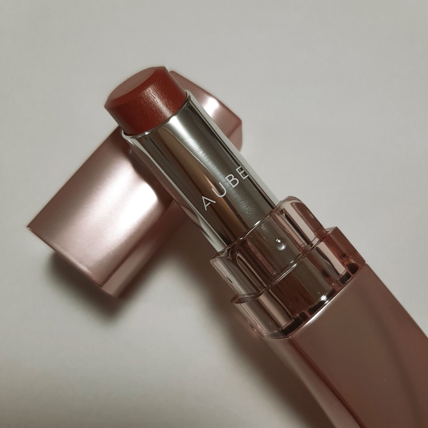 なめらか質感ひと塗りルージュ/AUBE/口紅を使ったクチコミ(3枚目)