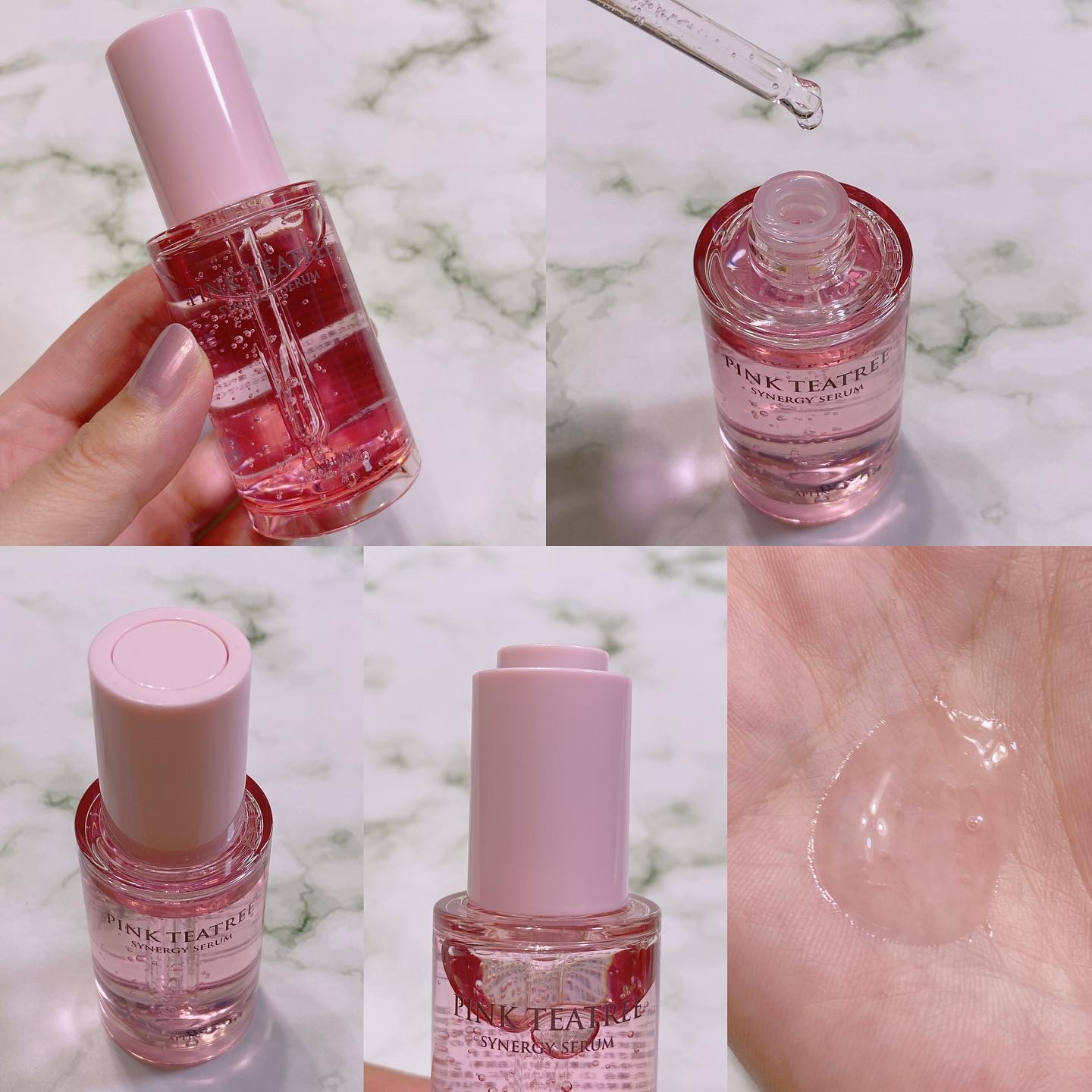 ピンクティーツリーシナジーセラム/APLIN/美容液を使ったクチコミ（3枚目）