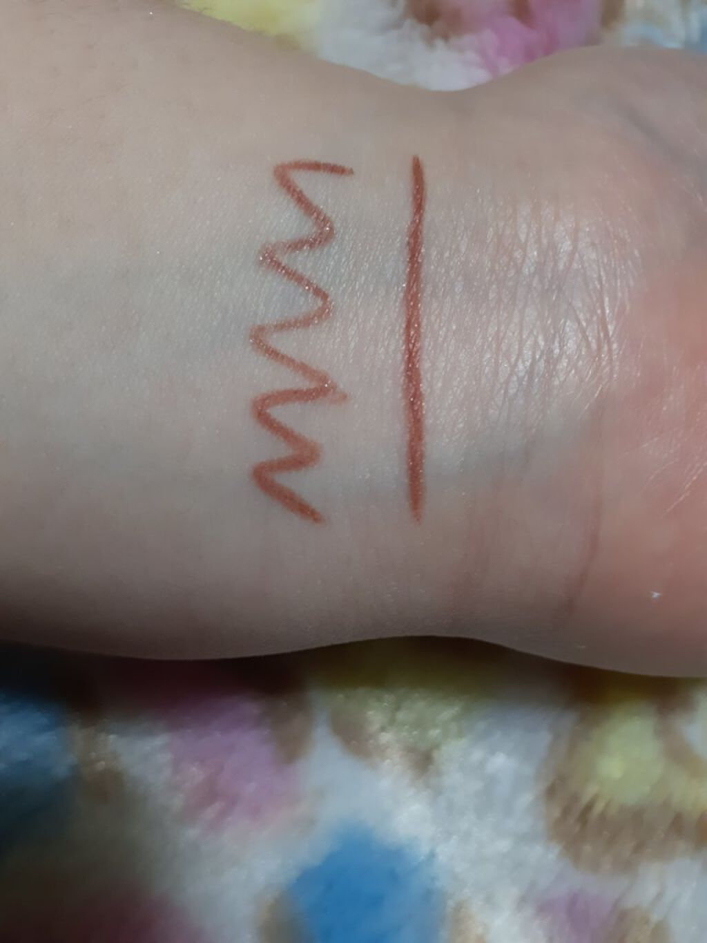 イベリスピメル クリームシャドウライナー 102 ピンクブラウン(限定)/pdc/ペンシルアイライナーを使ったクチコミ（2枚目）