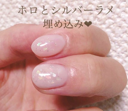 ジェルネイル(ライト対応)/セリア/ジェルネイルを使ったクチコミ(2枚目)