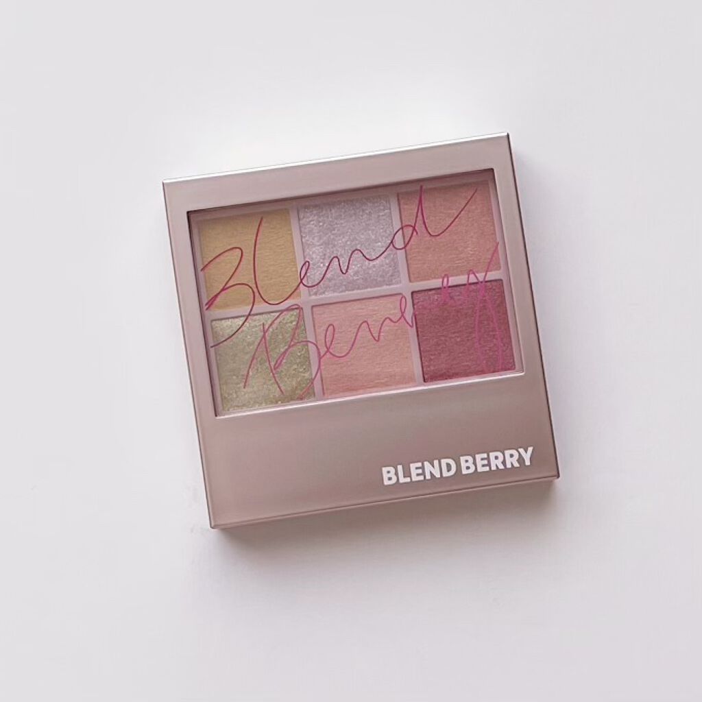 オーラクリエイション 105 ゴールデンキウイ&スウィートピンク(限定カラー)/BLEND BERRY/アイシャドウパレットを使ったクチコミ（1枚目）