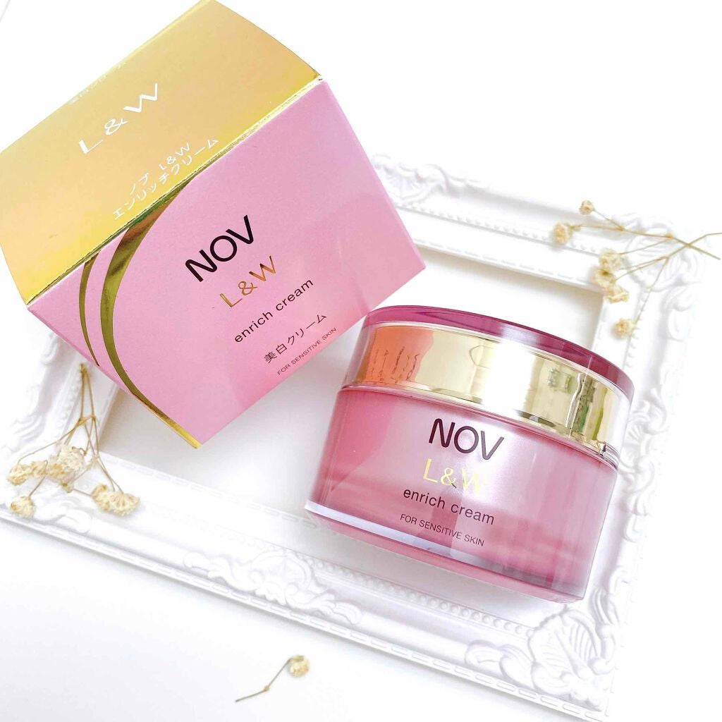 L&W エンリッチクリーム/NOV/フェイスクリームを使ったクチコミ(1枚目)