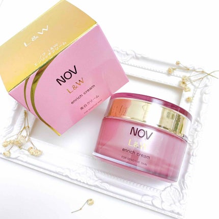 L&W エンリッチクリーム/NOV/フェイスクリームを使ったクチコミ(1枚目)