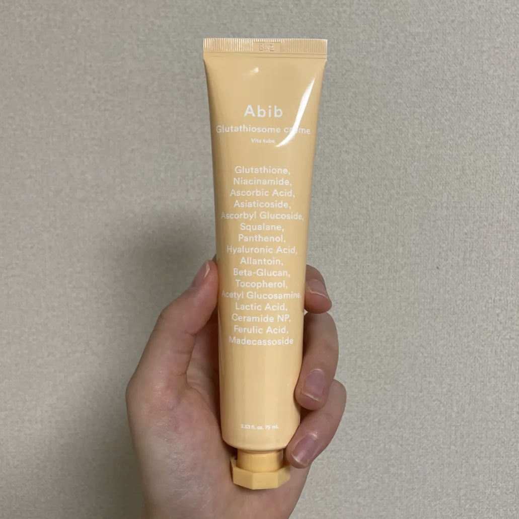 グルタチオンソームクリームビタチューブ/Abib /フェイスクリームを使ったクチコミ（1枚目）