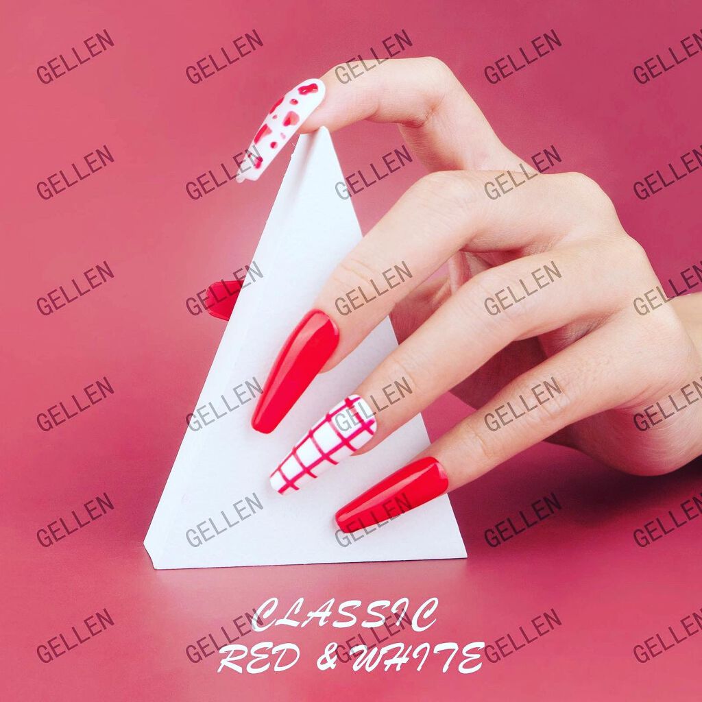 Gellen ジェルネイル スターターキット 72Wライト＆カラージェル12色付き/Gellen/マニキュアを使ったクチコミ（1枚目）