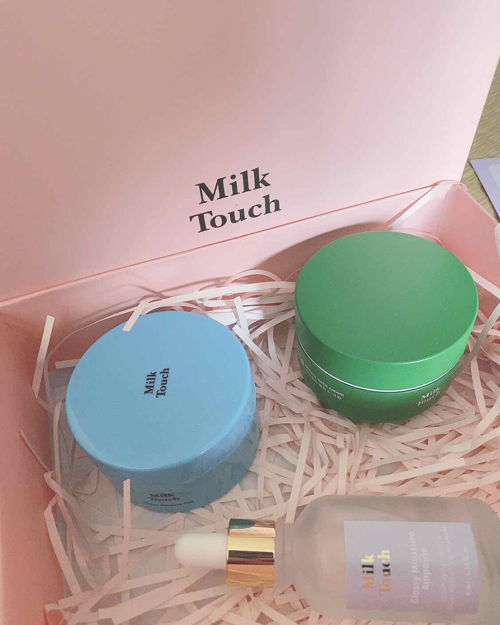 グロッシー モイスチャー パッド/Milk Touch/トナーパッドを使ったクチコミ（2枚目）