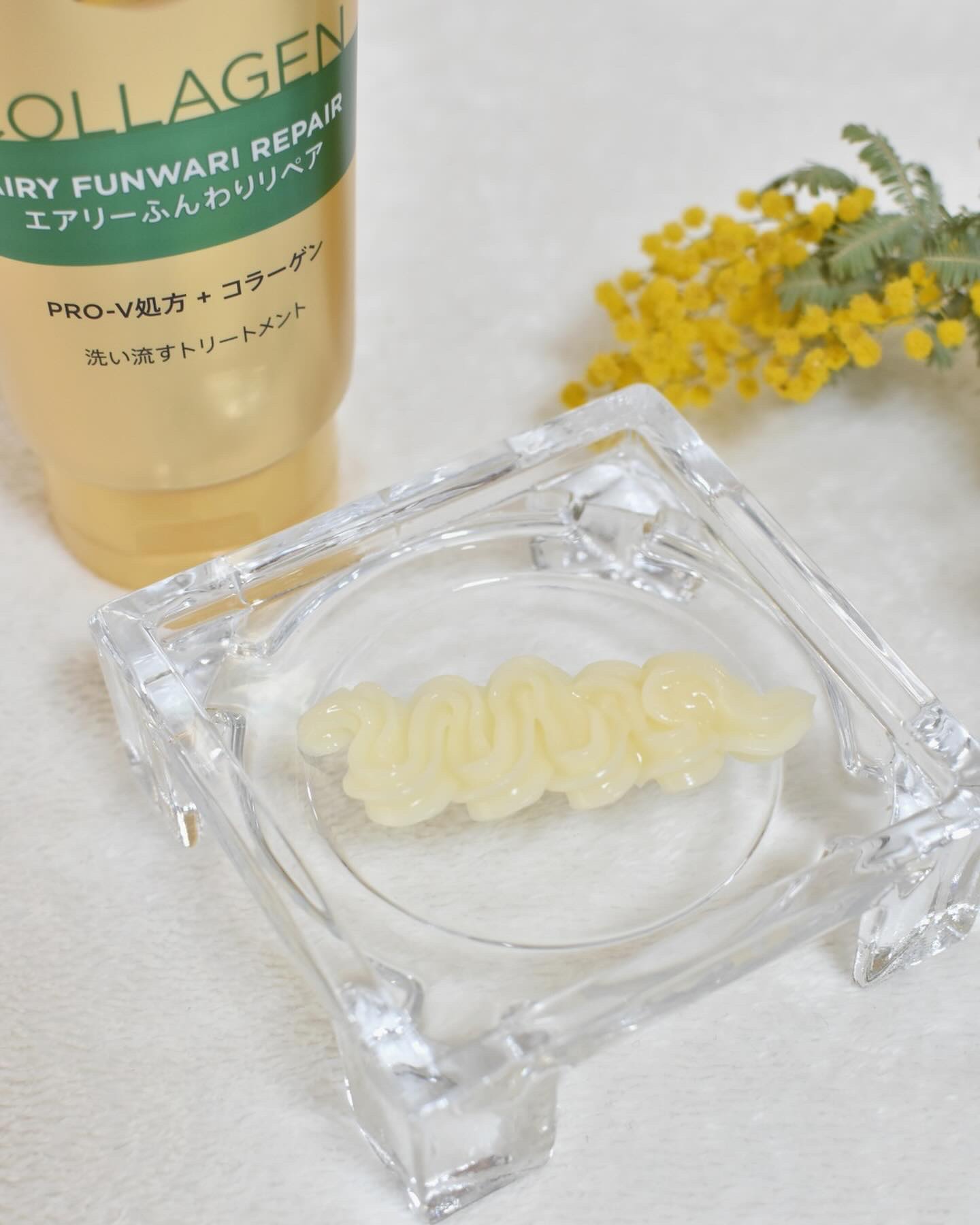 エアリーふんわりリペア 洗い流すトリートメント/パンテーン/洗い流すヘアトリートメントを使ったクチコミ（3枚目）