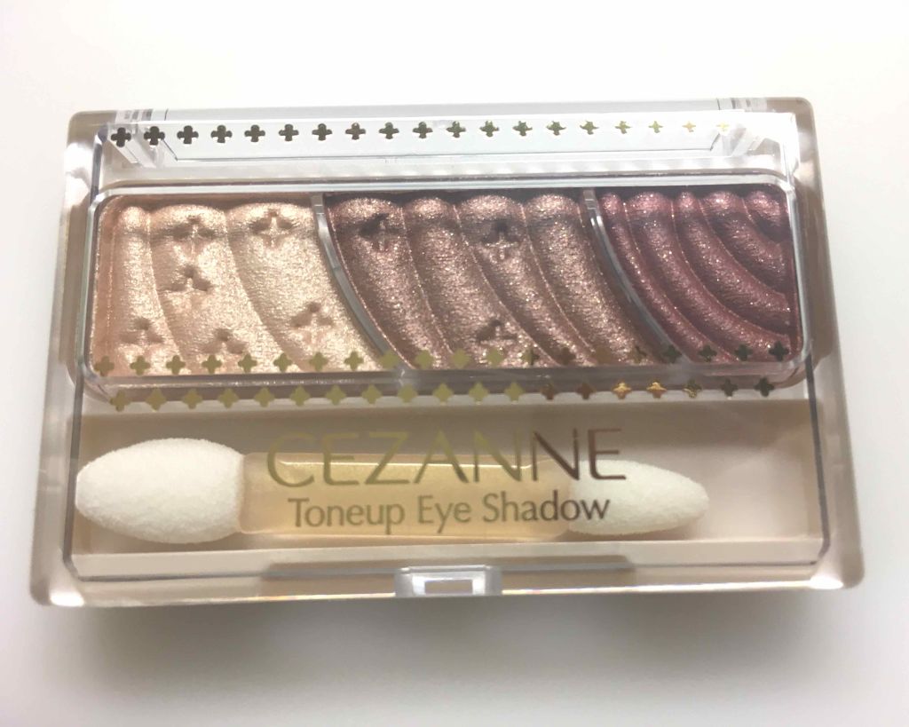 トーンアップアイシャドウ/CEZANNE/アイシャドウパレットを使ったクチコミ（1枚目）
