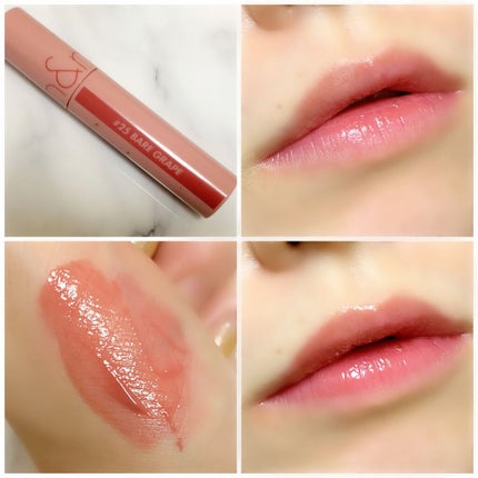 ジューシーラスティングティント/rom&nd/リップティントを使ったクチコミ(4枚目)