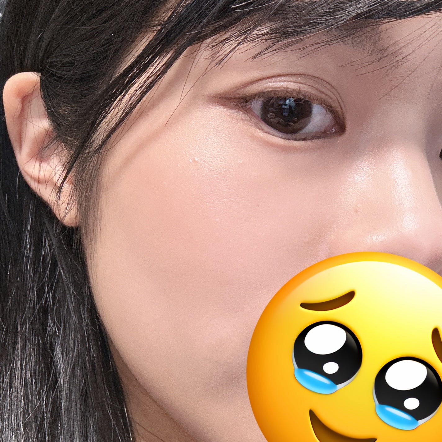 デューイーメッシュファンデーション/ASUNE /クッションファンデーションを使ったクチコミ(3枚目)