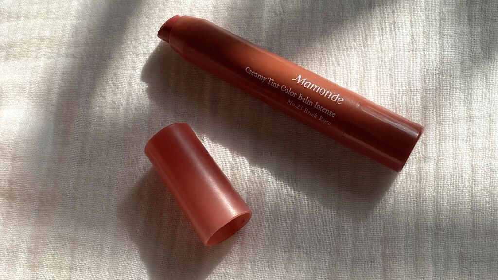 クリーミーリップティント カラーバーム・インテンス/Mamonde/リップティントを使ったクチコミ（3枚目）
