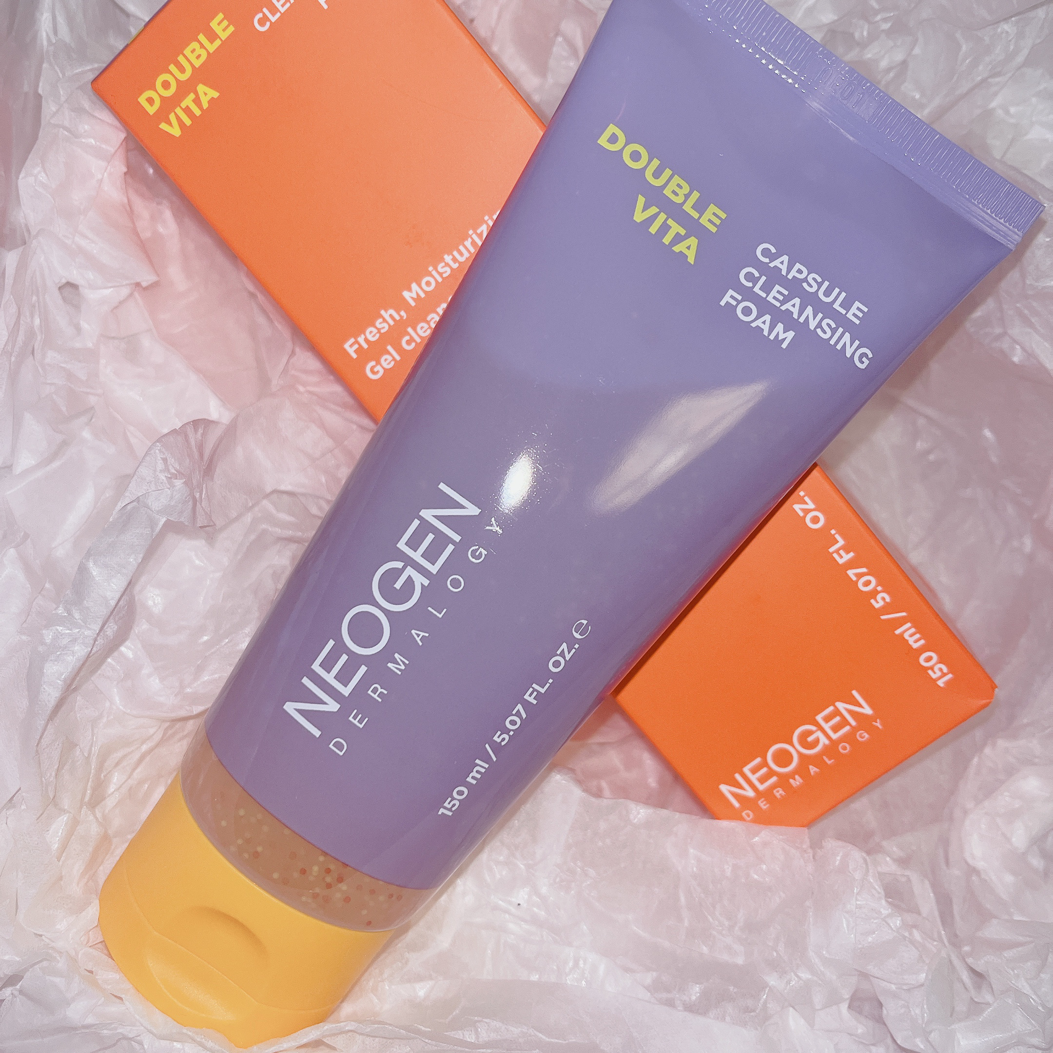 ダブルビタ カプセル クレンジングフォーム/NEOGEN/クレンジングジェルを使ったクチコミ（1枚目）